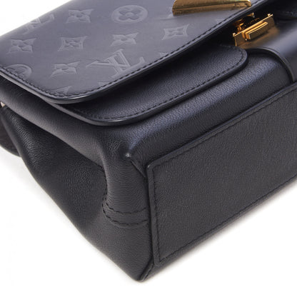 Louis Vuitton Monogram Cuir Plume Ecume Very Chain Bag Black 5 of 8