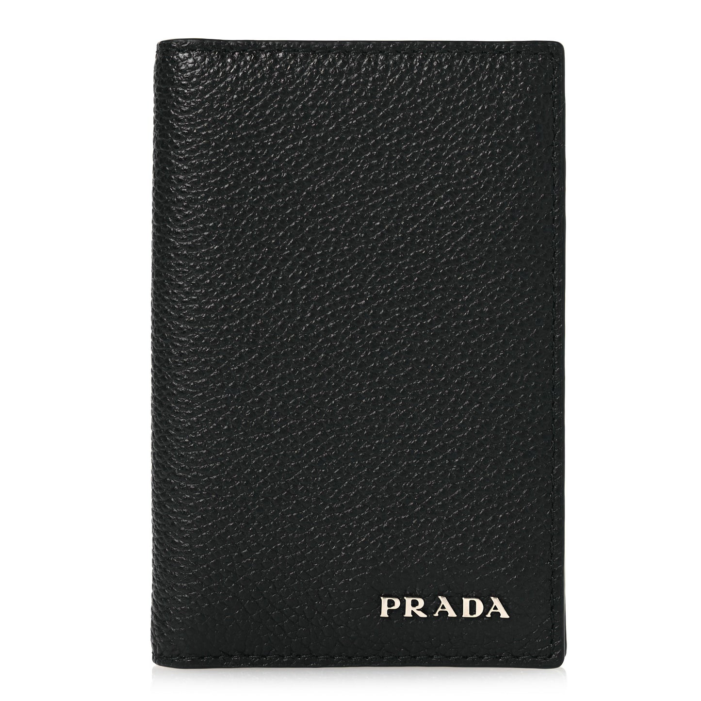 Vitello Micro Grain Card Holder Black Mercurio