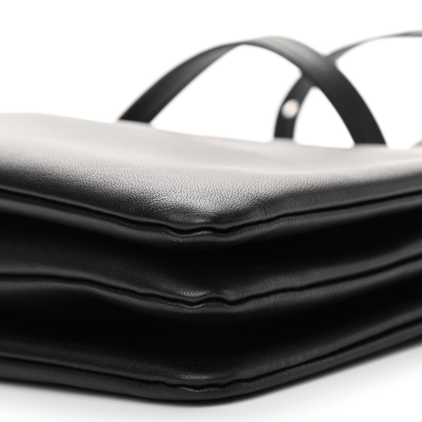 Lambskin Small Trio Crossbody Bag Black