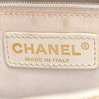 Chanel Caviar Quilted Grand Shopping Tote GST White 6 of 10