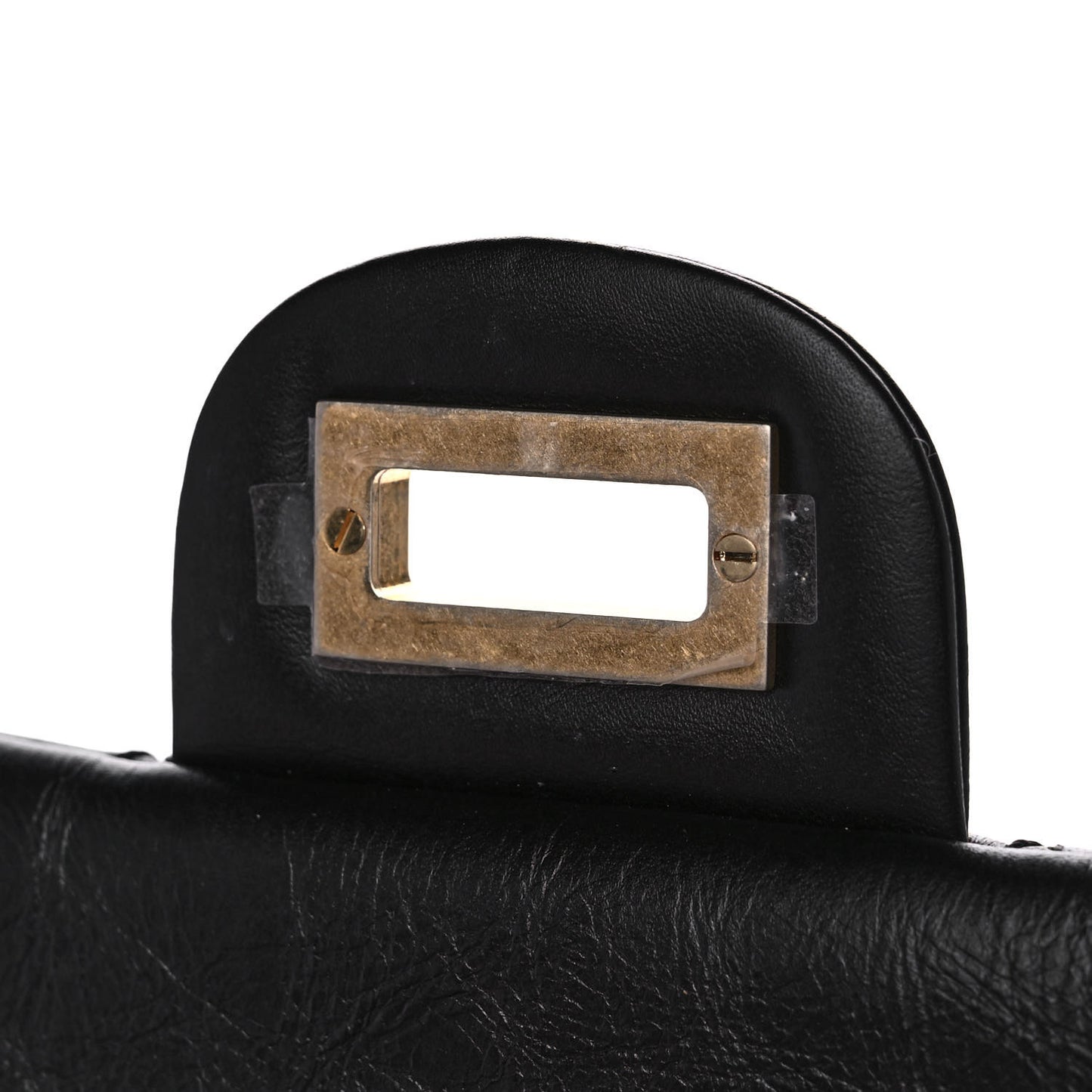 Aged Calfskin Quilted 2.55 Reissue 225 Flap Black