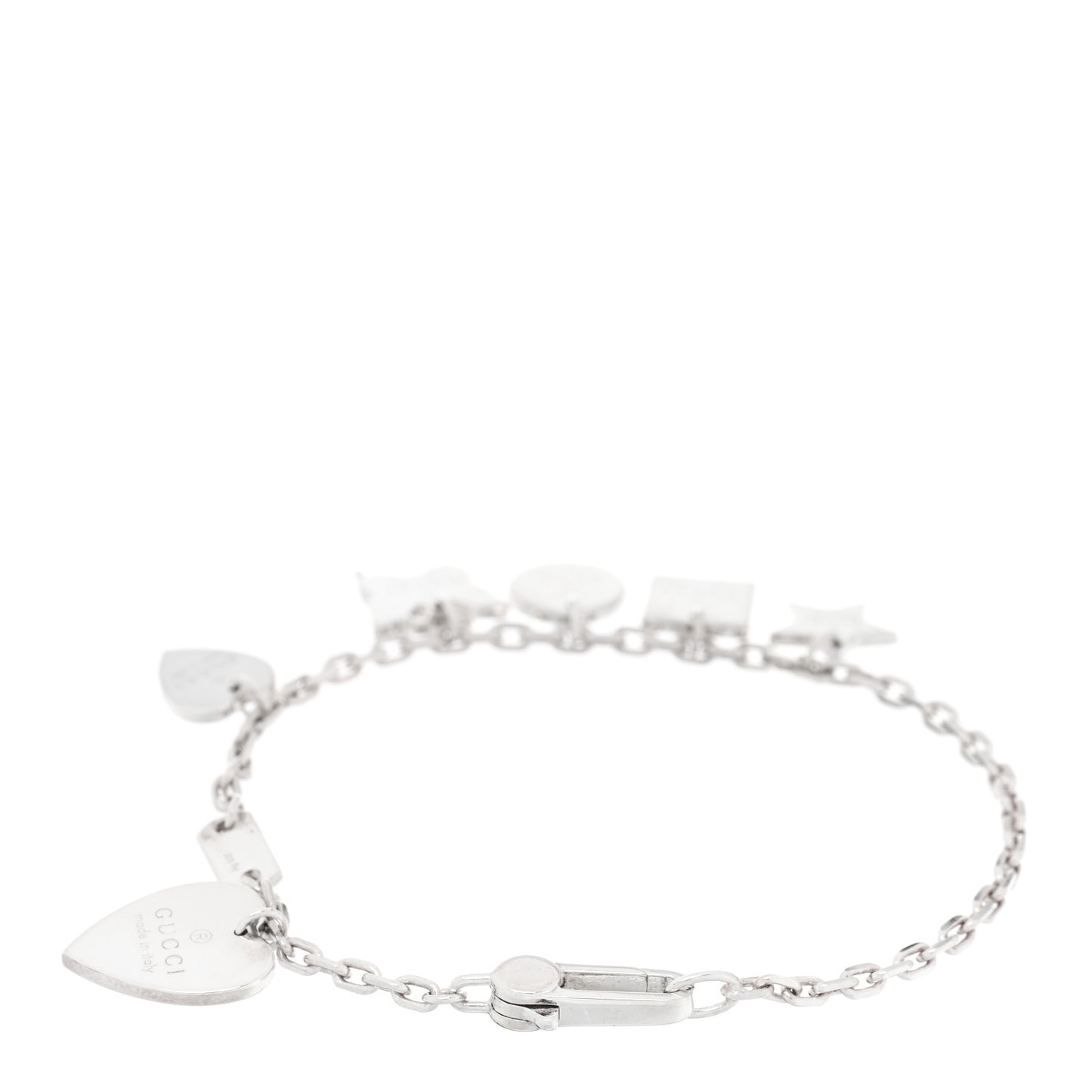 Sterling Silver Trademark Charm Bracelet