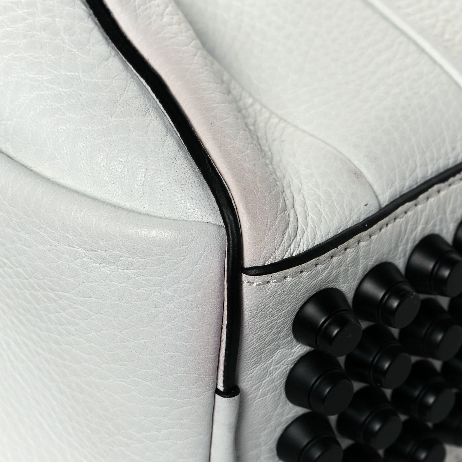 Alexander Wang Pebbled Lambskin Rockie White Black Hardware 10 of 17