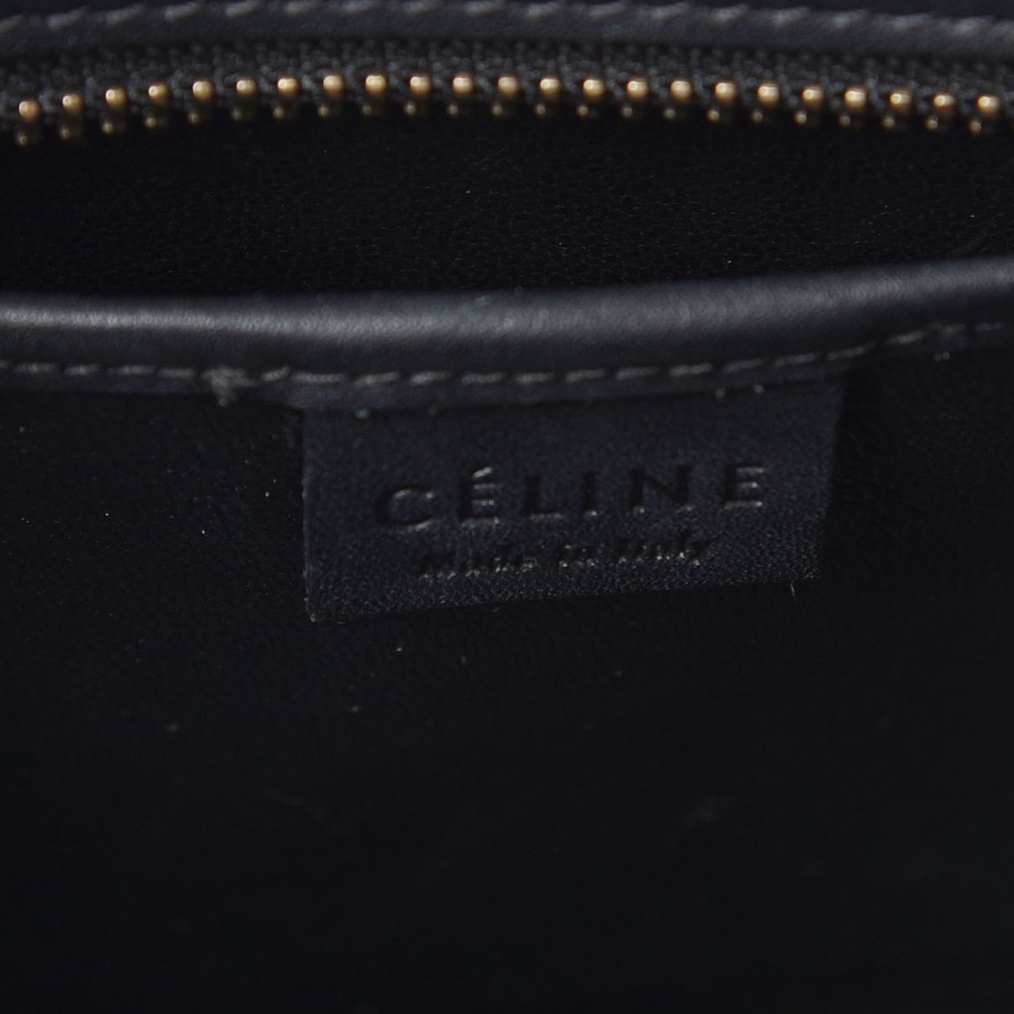 Smooth Calfskin Nano Luggage Black