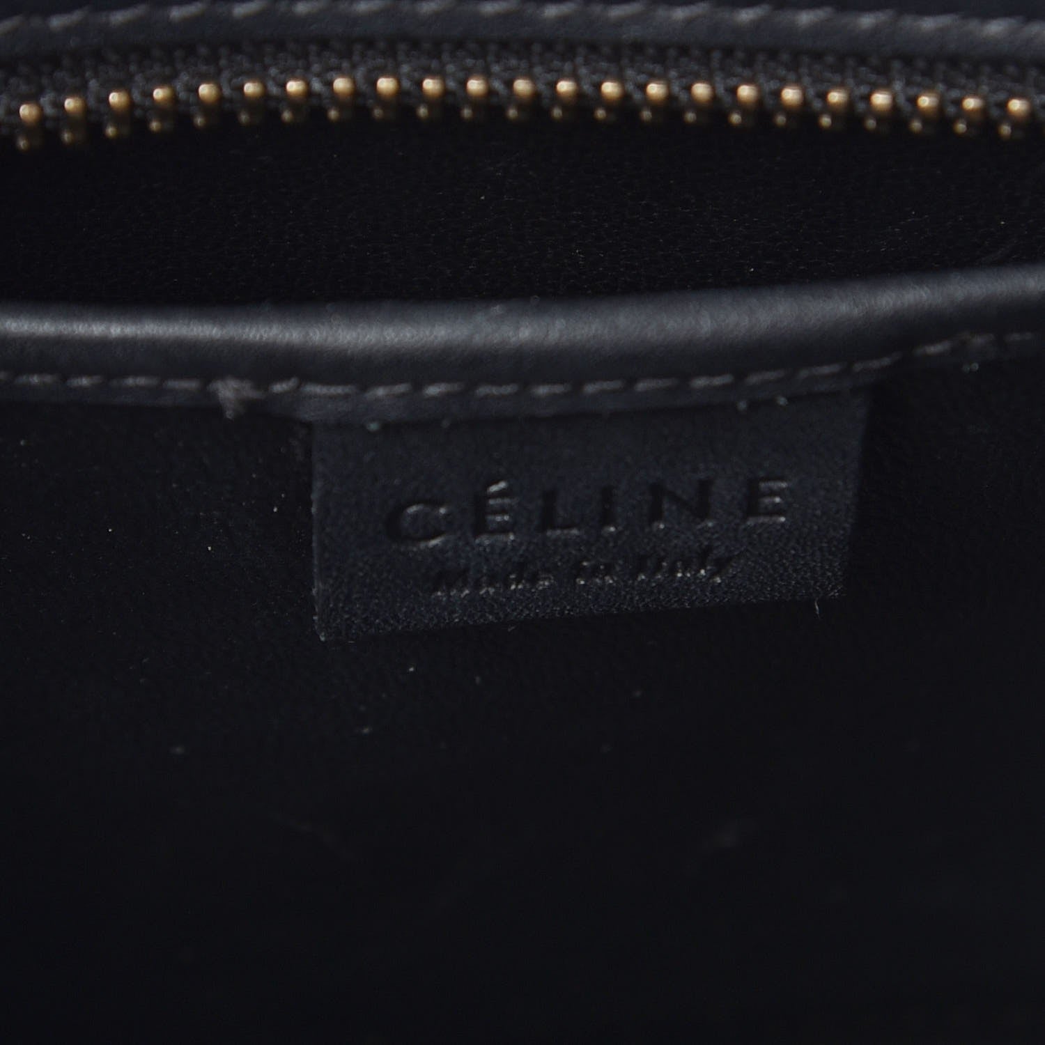 Celine Smooth Calfskin Nano Luggage Black 6 of 8