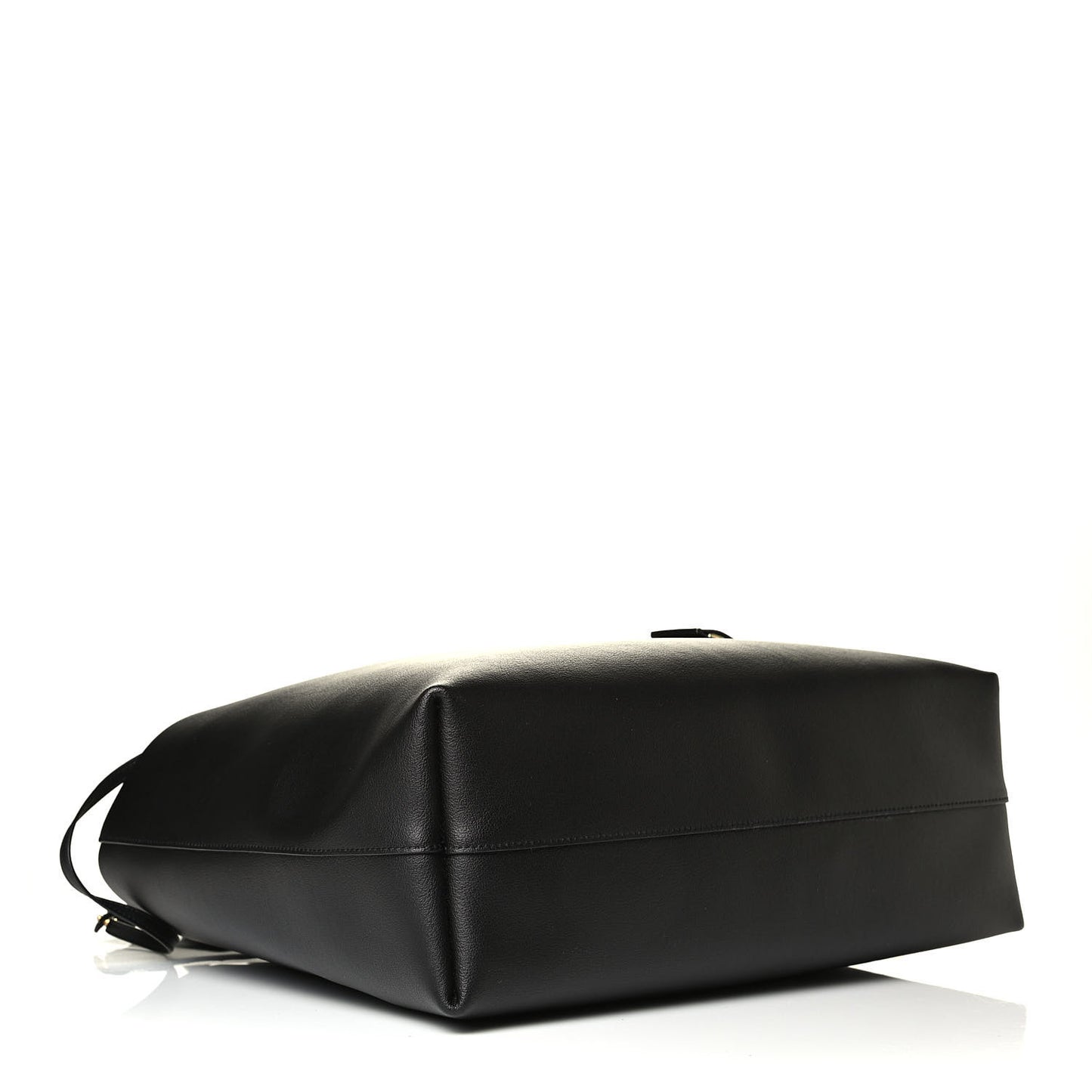 Calfskin Large Shopping Tote Black
