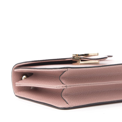 Gucci Dollar Calfskin Small Interlocking G Shoulder Bag Soft Pink 9 of 11
