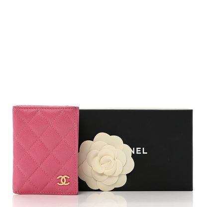 Chanel Caviar Quilted Card Holder Wallet Pink 12 of 12