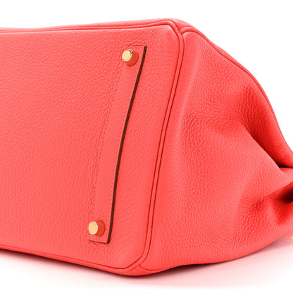 Hermes Taurillon Clemence BIRKIN 35 Rose Jaipur 9 of 14