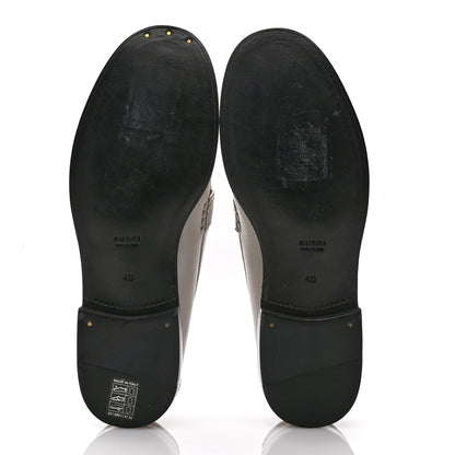 Gucci Goatskin Millennial Ribot Womens Cara Loafers 40 Mystic White 5 of 13