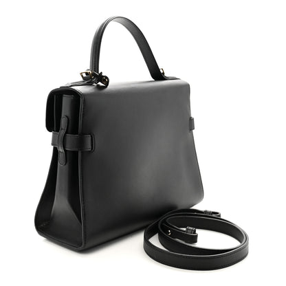 Delvaux Calfskin MM Tempete Satchel Black 3 of 10
