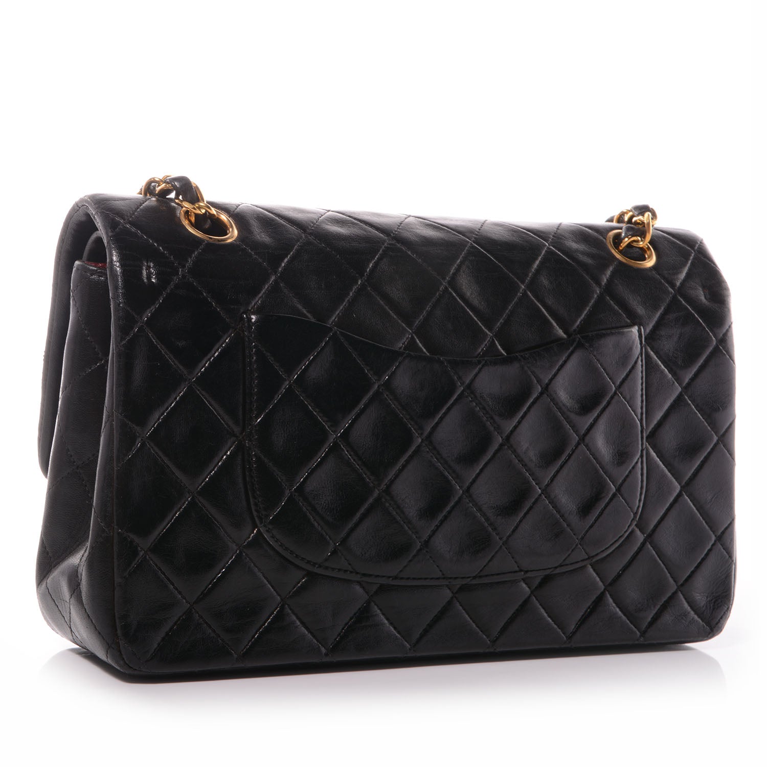 Chanel Lambskin Medium Double Flap Black 3 of 8