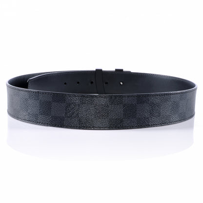 Louis Vuitton Damier Graphite LV Initiales Belt 85 34 2 of 6