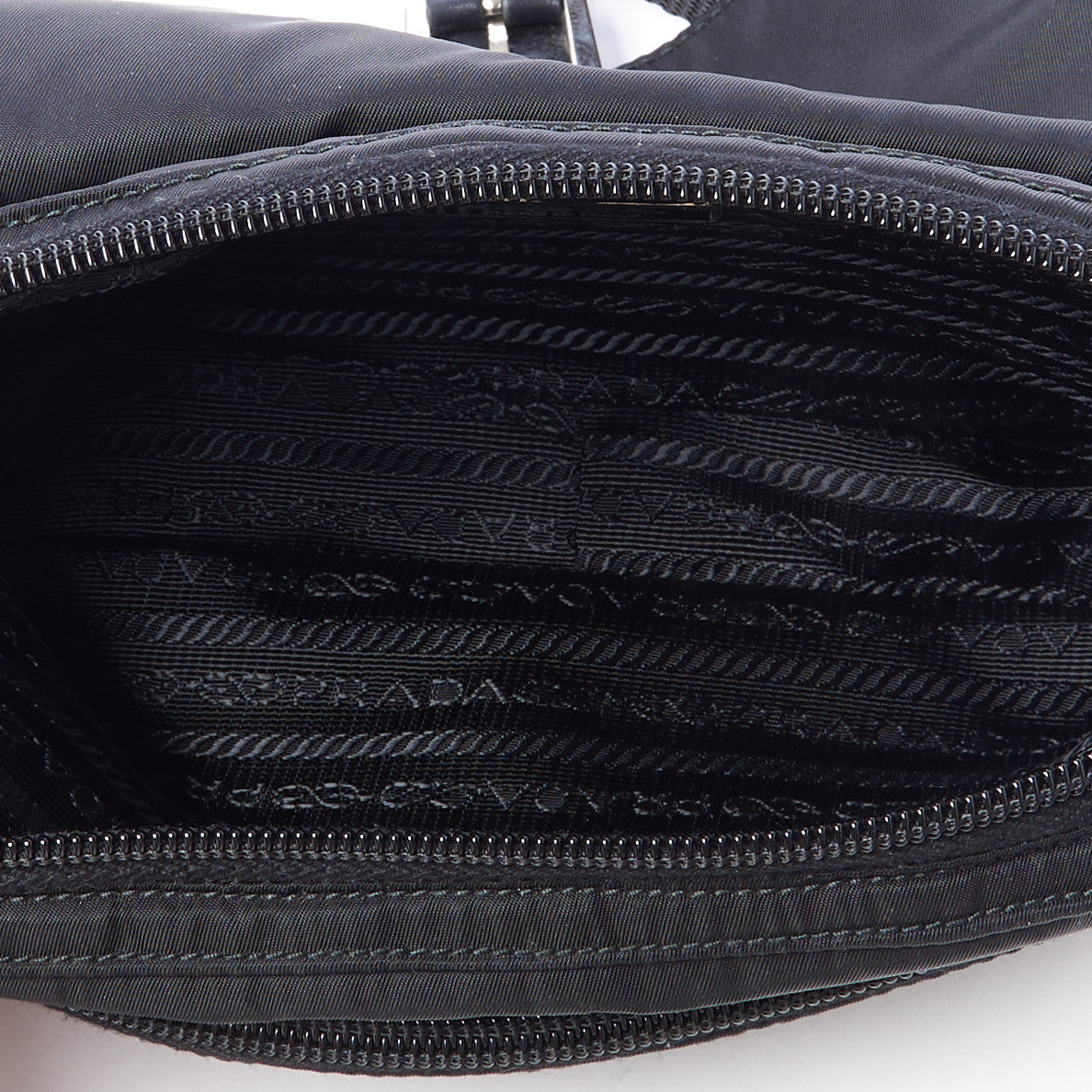 Tessuto Nylon Belt Bag Black