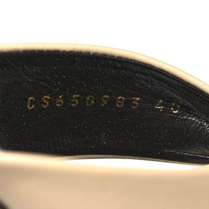 Saint Laurent Lambskin Bianca Mules 40 Beige 6 of 10