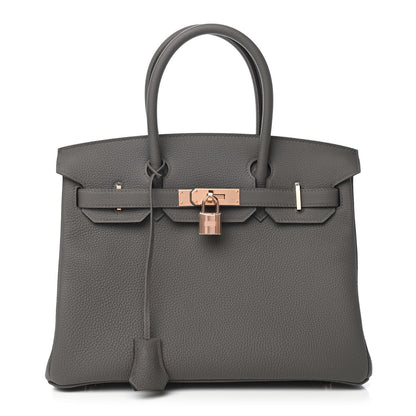Hermes Togo Birkin 30 Etain 1 of 10
