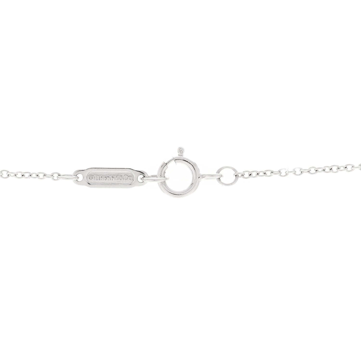 Tiffany 18K White Gold Diamond Bow Pave Pendant Necklace 5 of 6