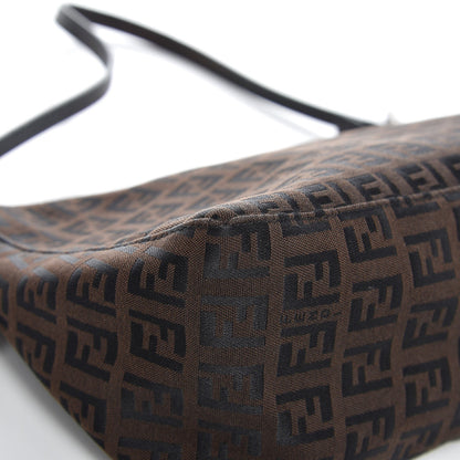Fendi Zucchino Pochette Tobacco Moro 9 of 13