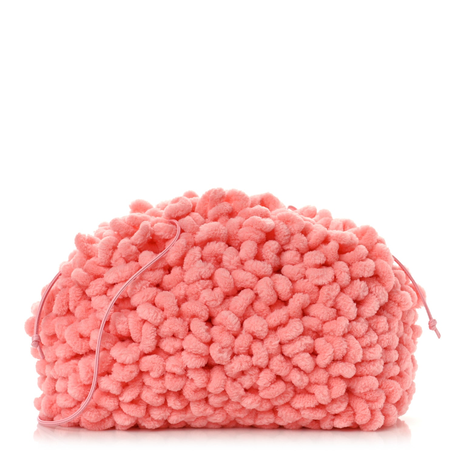 Bottega Veneta Chenille The Mini Pouch Pink 1 of 10
