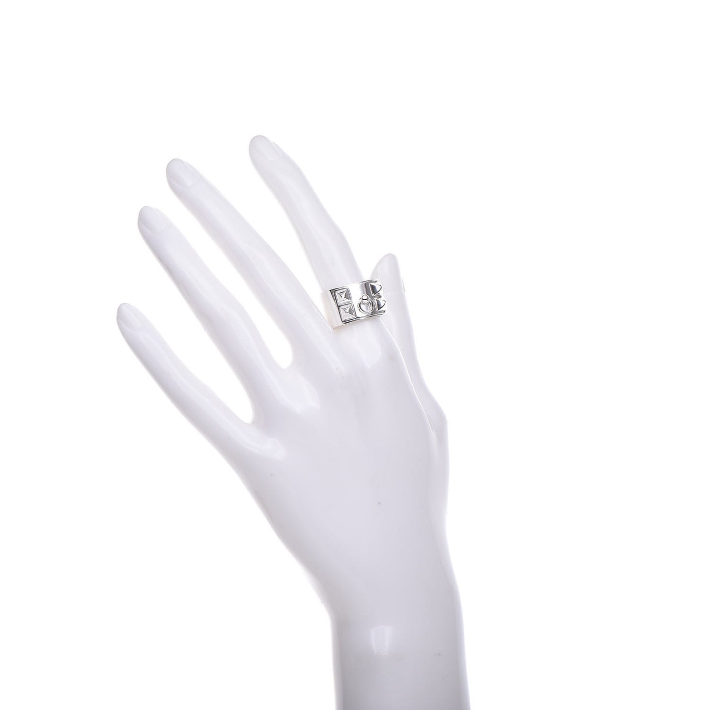 Sterling Silver Collier De Chien CDC Ring 54 6.75