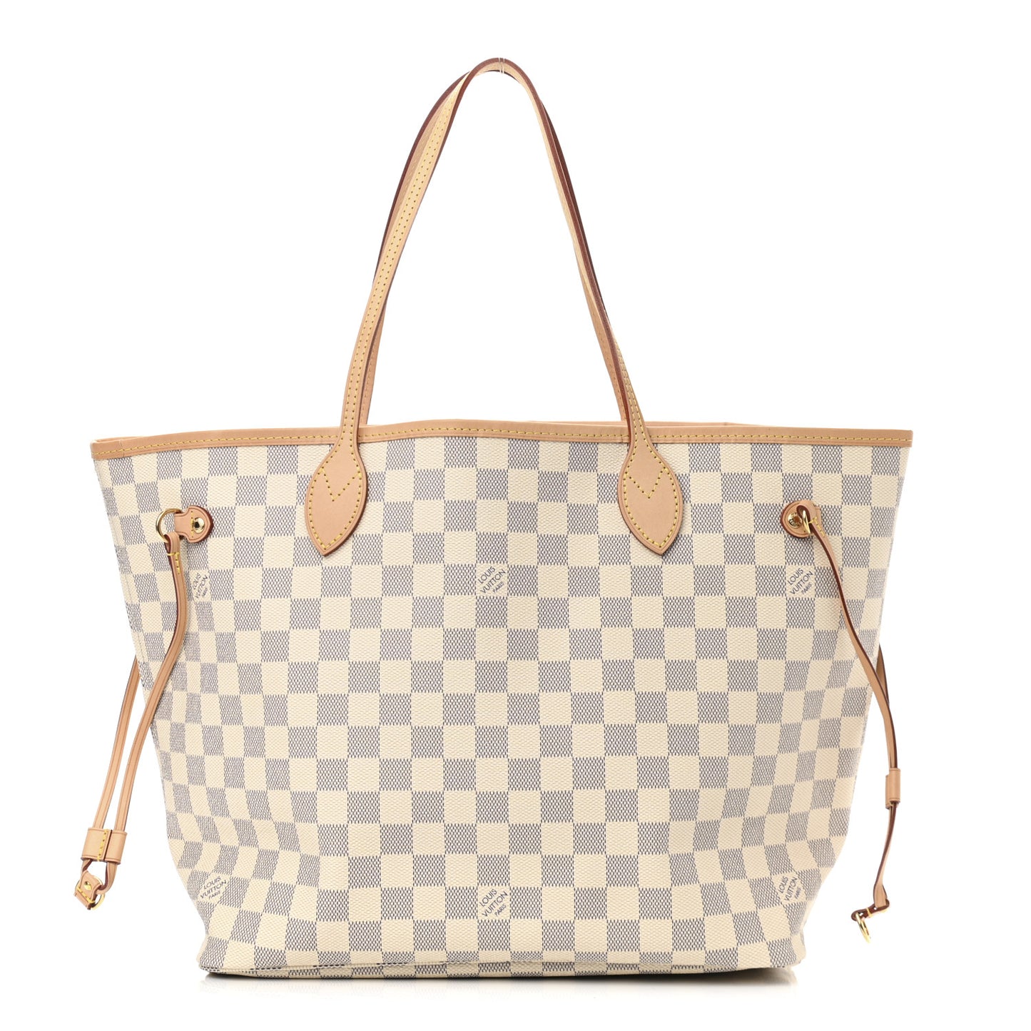 Damier Azur Neo Neverfull MM Rose Ballerine