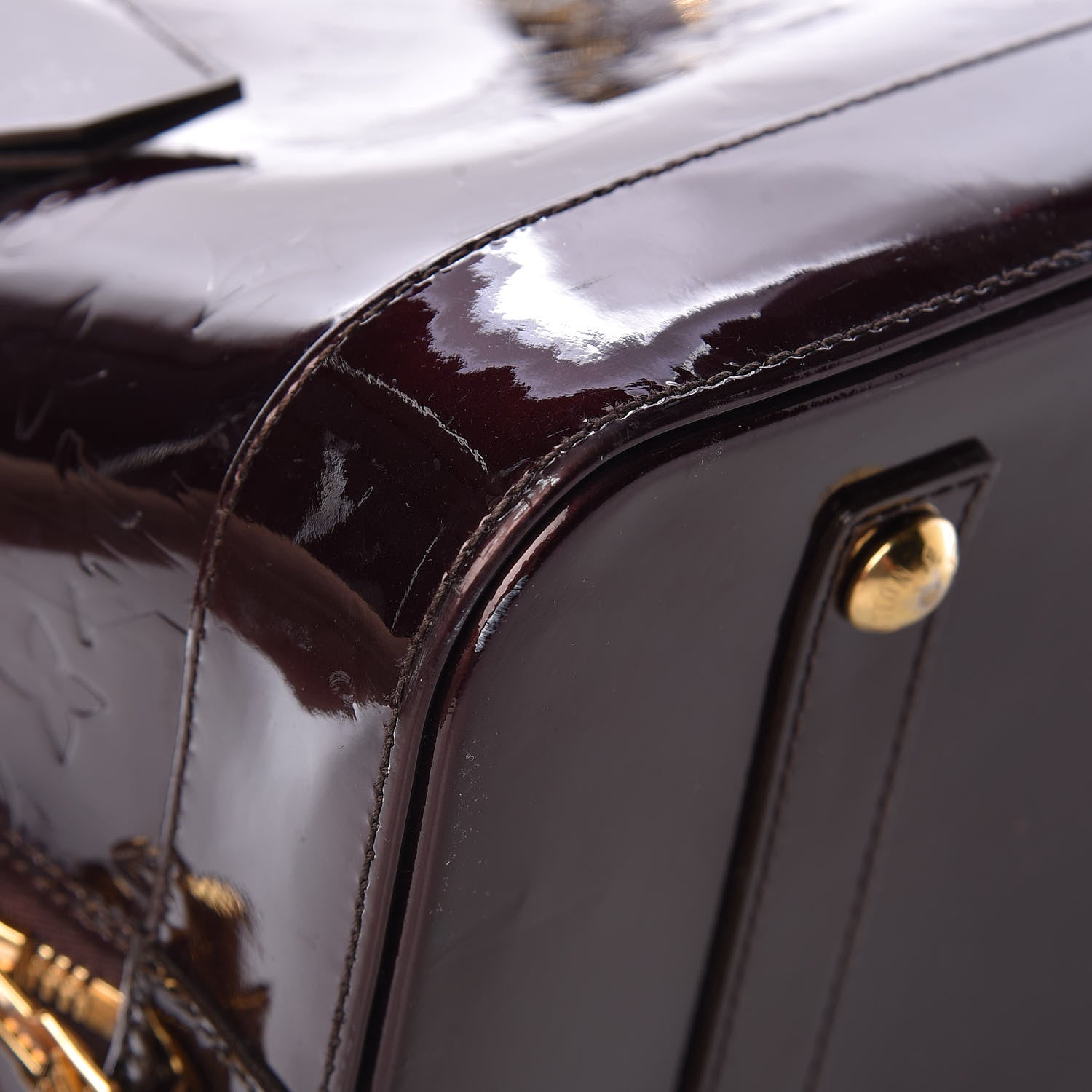 Louis Vuitton Vernis Alma GM Amarante 8 of 15