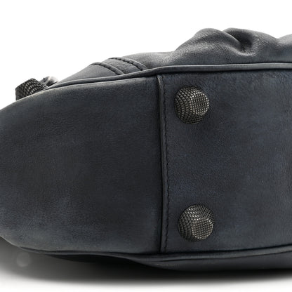 Balenciaga Used Calfskin Small Le Cagole Shoulder Bag Navy 10 of 14