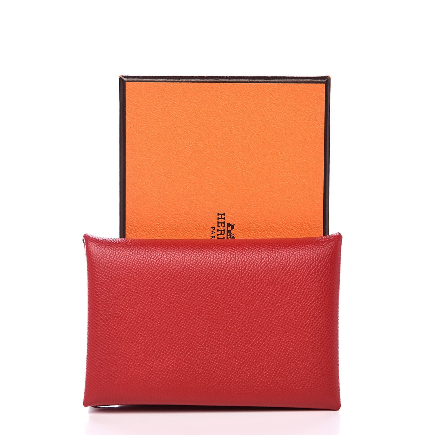 Madame Calfskin Calvi Card Case Rouge Piment