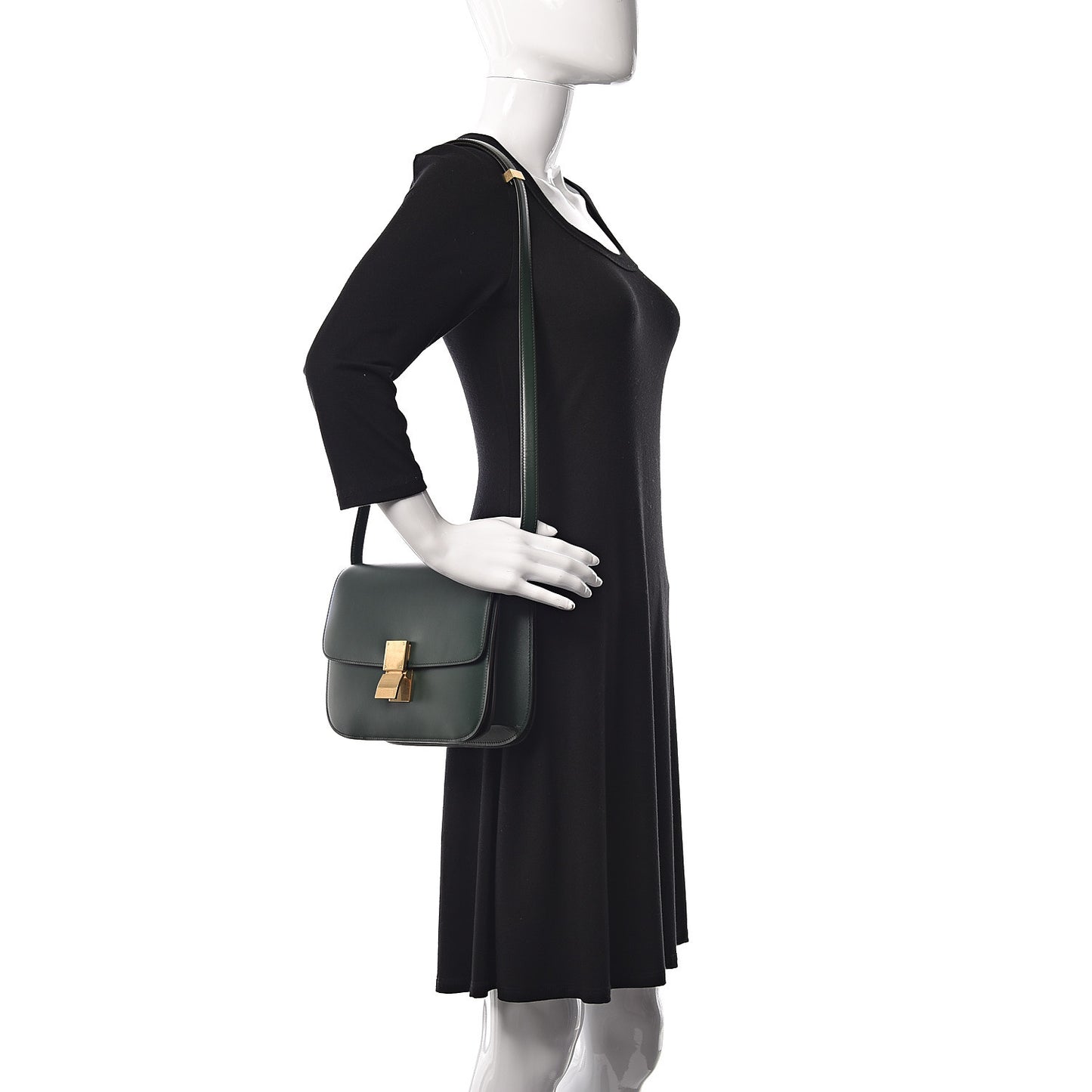 Box Calfskin Classic Box Medium Flap Bag Amazone