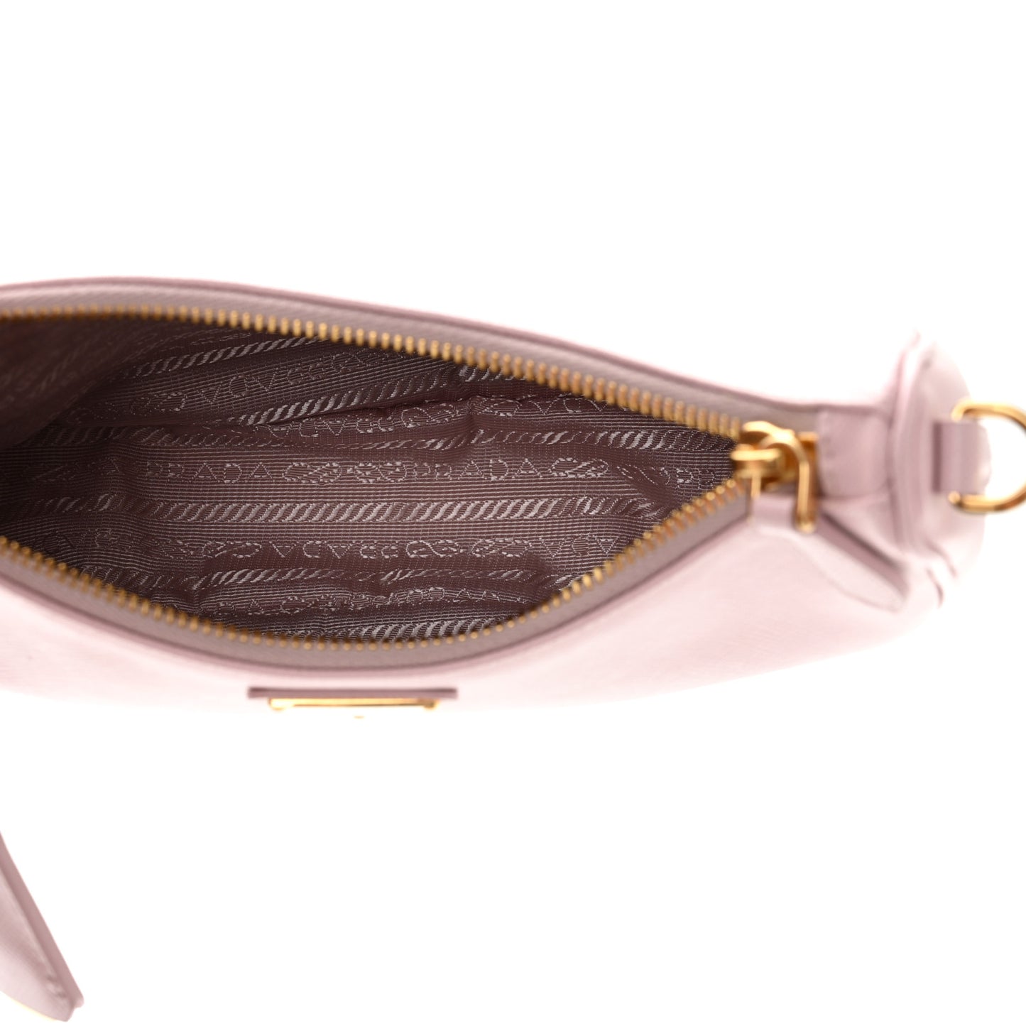 Saffiano Lux Re-Edition 2005 Shoulder Bag Alabastro