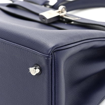 Hermes Evercolor Verso Kelly Retourne 28 Bleu Encre Mauve Sylvestre 11 of 15