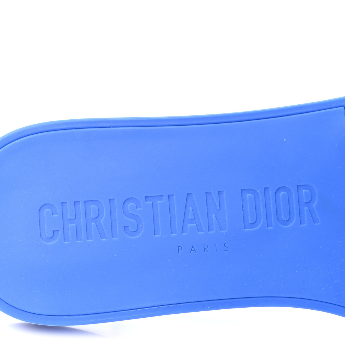 Technical Stretch Fabric Camouflage Dio(r)evolution Slide Sandals 35 Blue Fluo