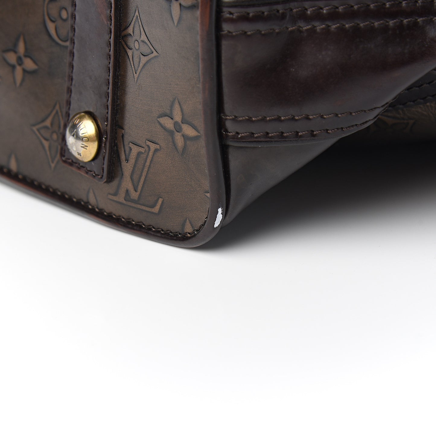 Monogram Embossed Sergent PM Bronze