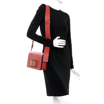 Christian Dior Smooth Calfskin Dio(r)evolution Flap Bag Red 2 of 8