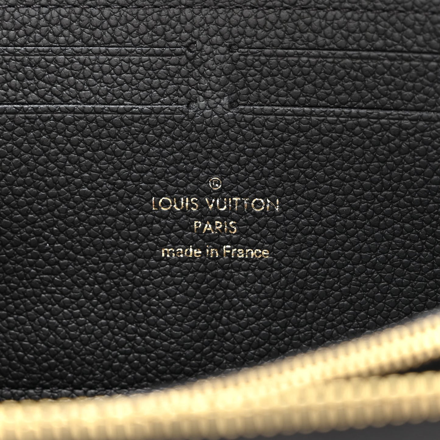 LOUIS VUITTON Empreinte Clemence Wallet Black
