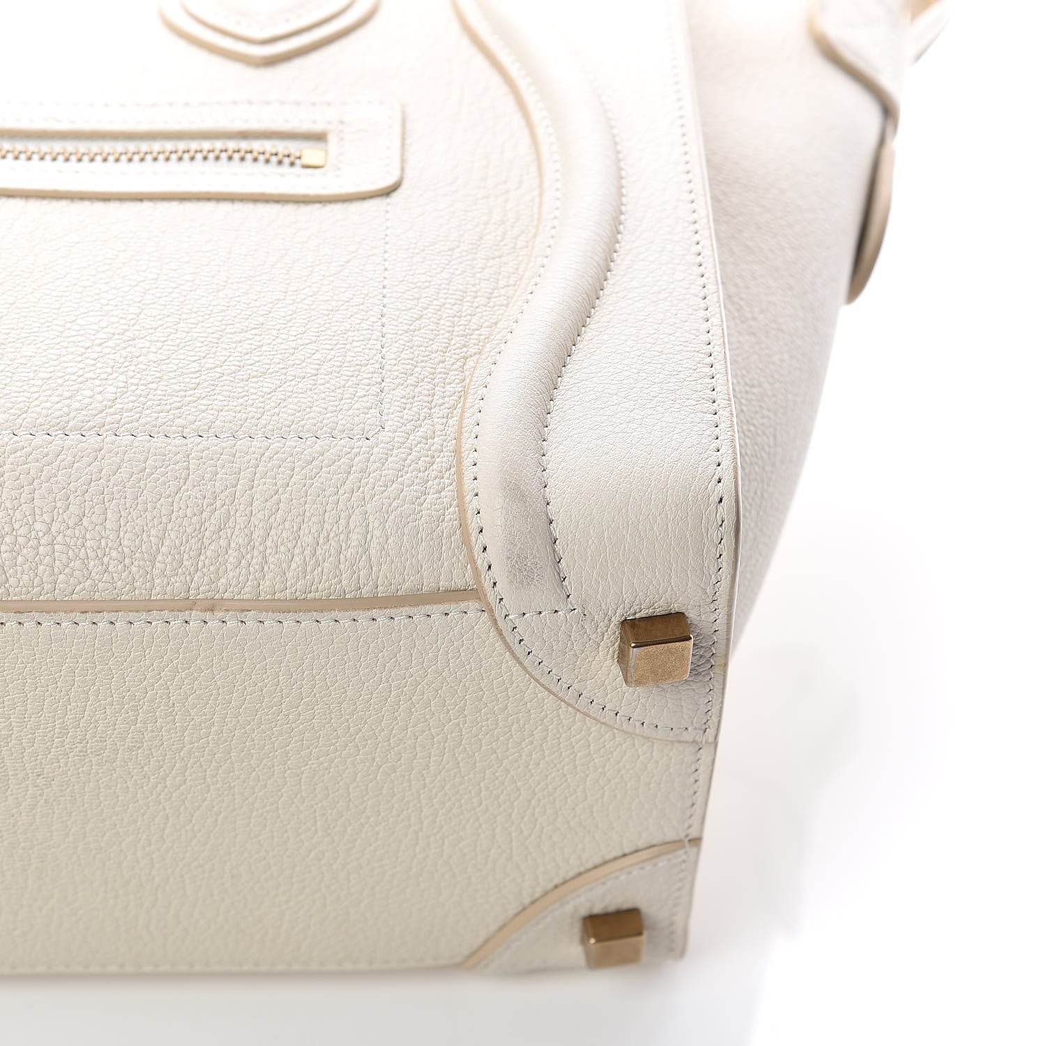 Celine Goatskin Micro Luggage White 18 of 22