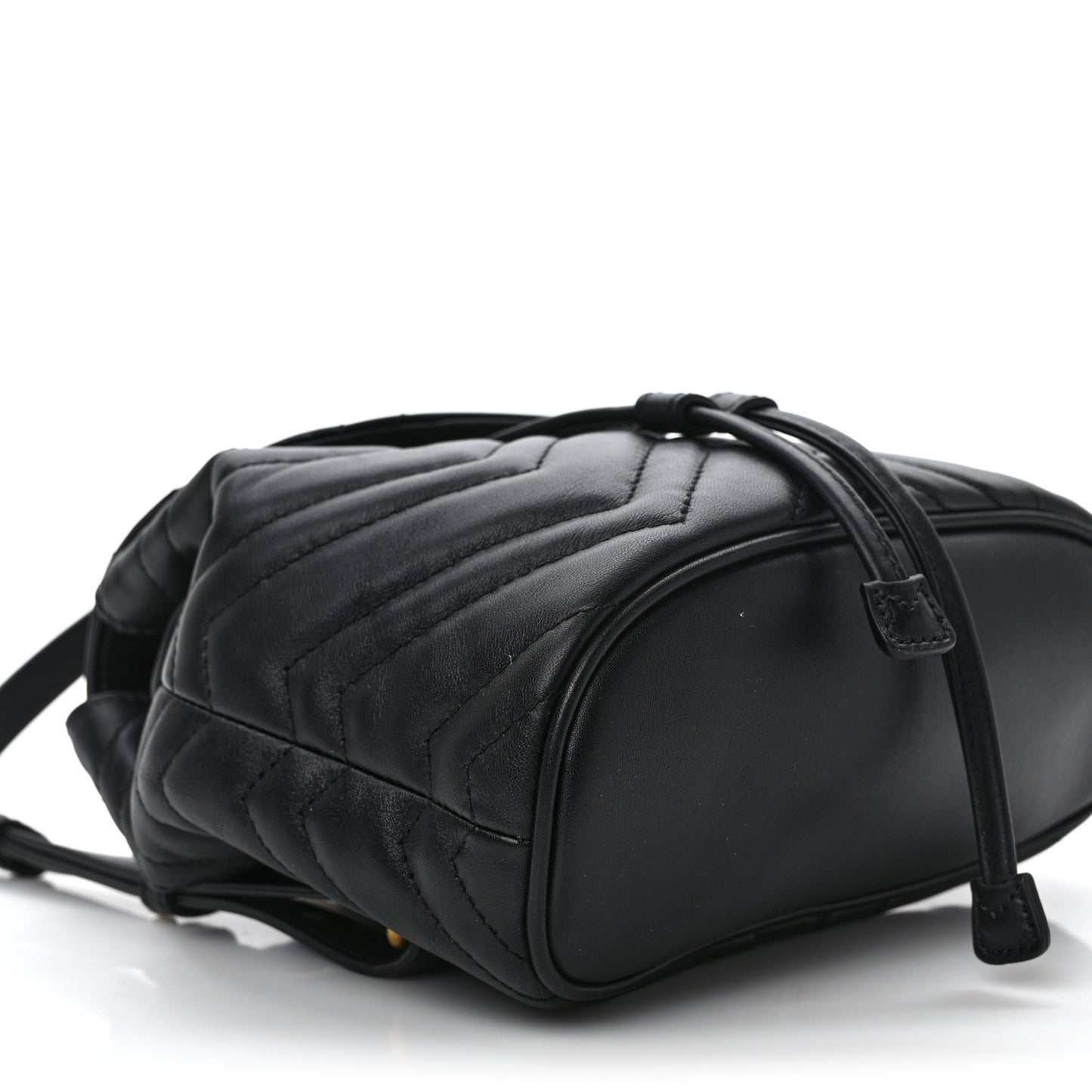 Calfskin Matelasse GG Marmont Flap Backpack Black