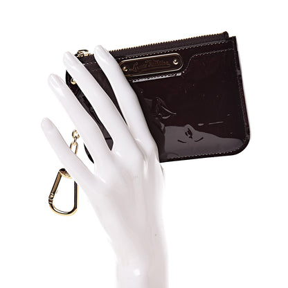 Louis Vuitton Vernis Key Pouch Amarante 2 of 7
