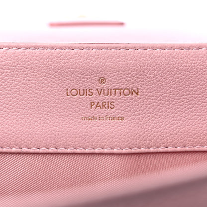 Louis Vuitton Calfskin Snakeskin Lockme MM Rose Ballerine 6 of 15