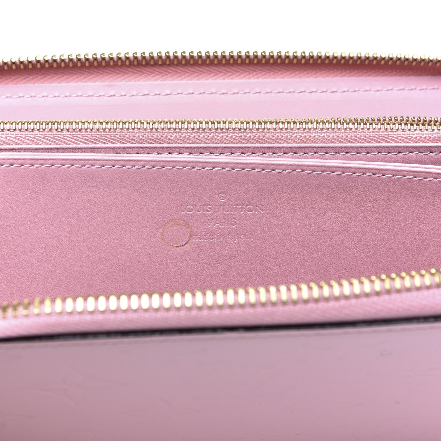 Louis Vuitton Vernis Zippy Wallet Rose Ballerine 8 of 10
