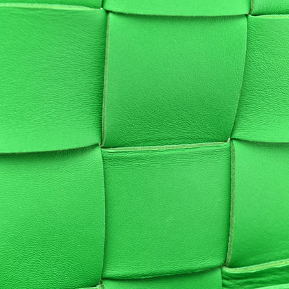 Bottega Veneta Grained Calfskin Maxi Intrecciato Cassette Crossbody Bag Parakeet 9 of 16