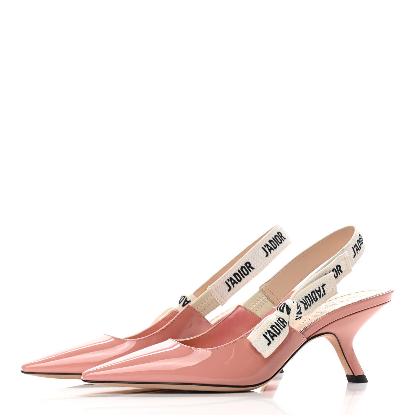 Patent Ribbon J'Adior Slingback 65mm Pumps 35 Pink