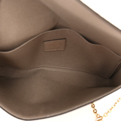 Louis Vuitton Empreinte Monogram Giant Felicie Pochette Tourterelle Creme 6 of 10