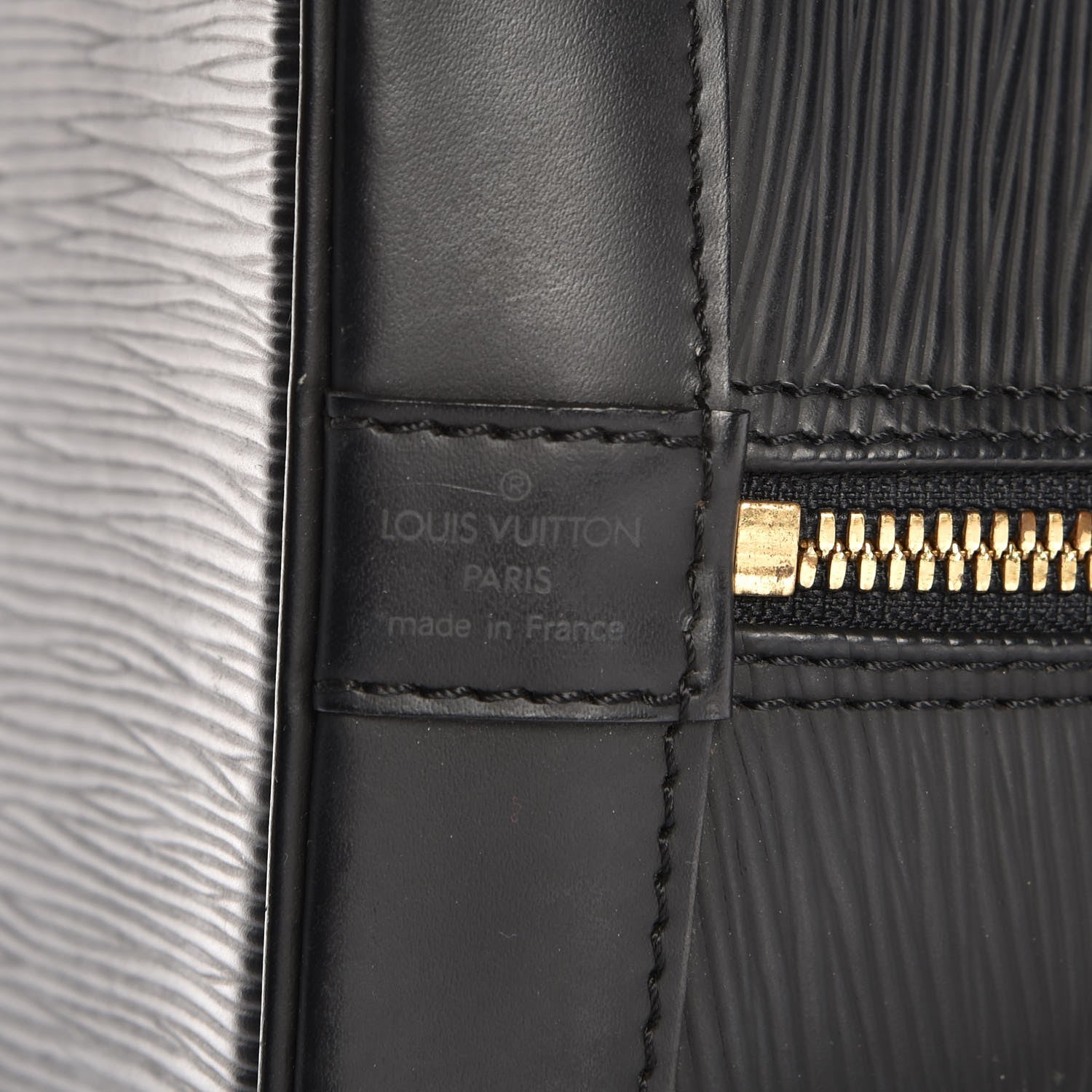 Louis Vuitton Epi Alma PM Black 6 of 8