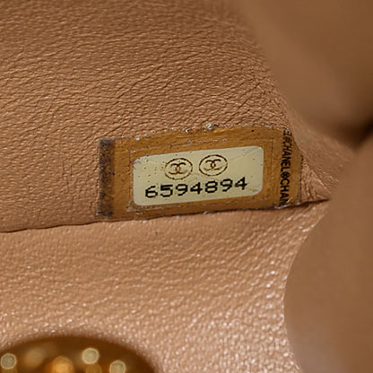 Chanel Caviar Quilted Mini Square Flap Beige 9 of 9