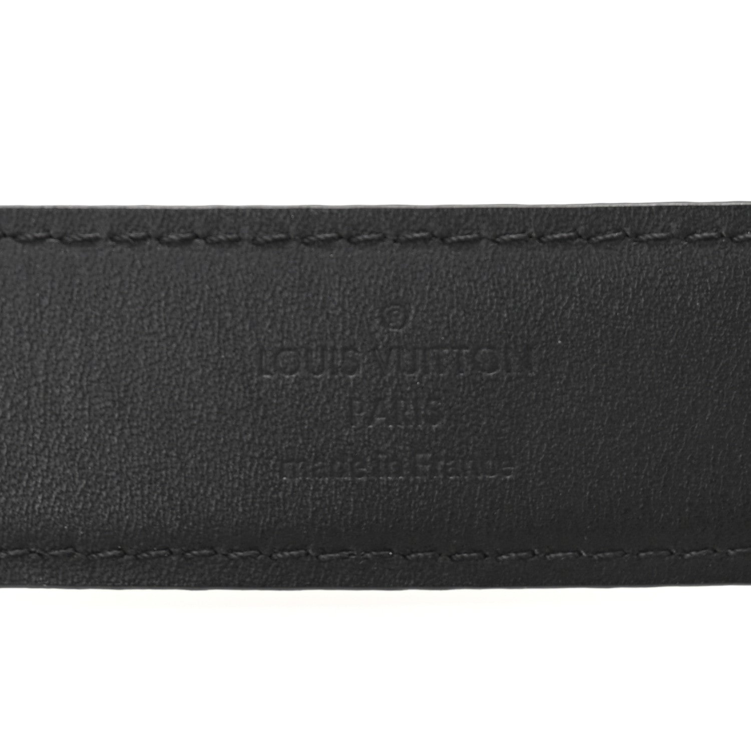 Louis Vuitton Damier Graphite Calfskin Belt 100 40 Black 5 of 10