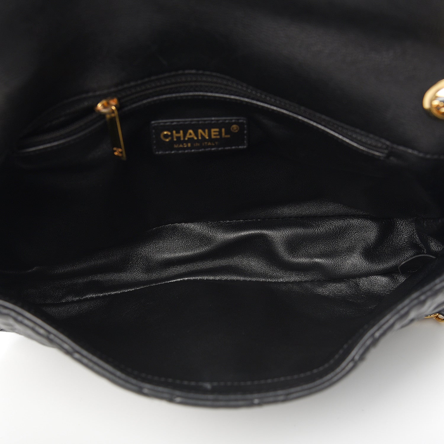 Chanel Calfskin Quilted Medium Chain Me Flap Black 4 of 11