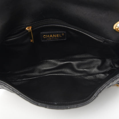 Chanel Calfskin Quilted Medium Chain Me Flap Black 4 of 11