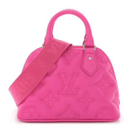 Louis Vuitton Calfskin Bubblegram Alma BB Rose Miami 1 of 11