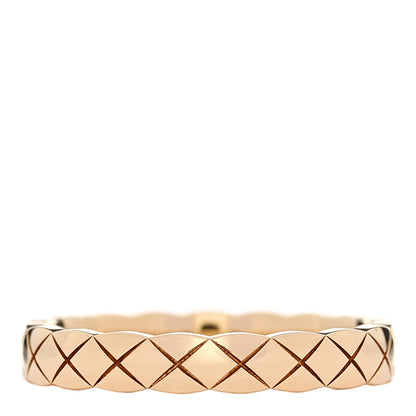 Chanel 18K Yellow Gold Mini Coco Crush Ring 54 6.75 3 of 5